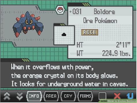 how to evolve boldore in pokemon gaia|How to Evolve Boldore: 4 Steps (with Pictures) .